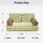 Fluffy Pet Couch Bed 26×19×13 Inch Washable up to 25 lbs