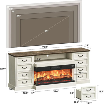 Fireplace TV Stand And Entertainment Center