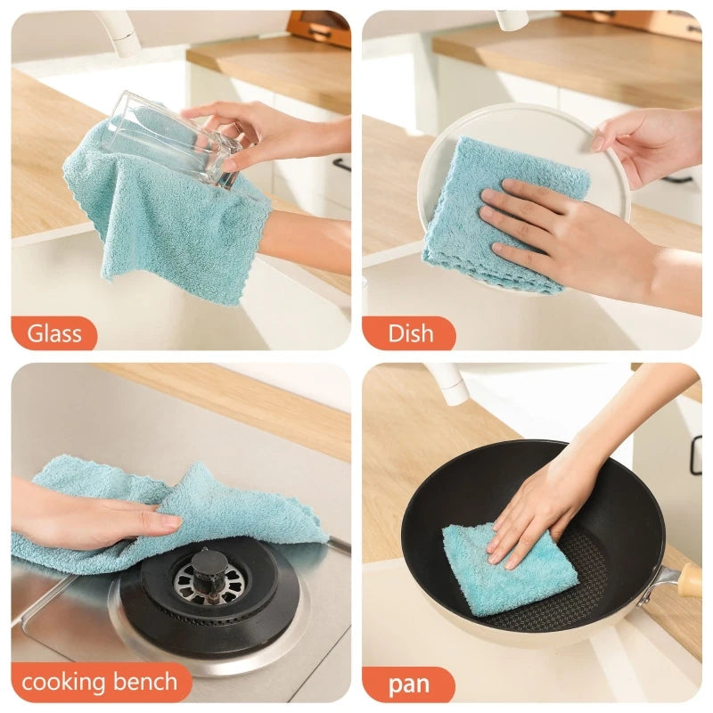 Household clean Set of 12 or18 piece, Soft and Highly Absorbent, Multi functional for Home Use