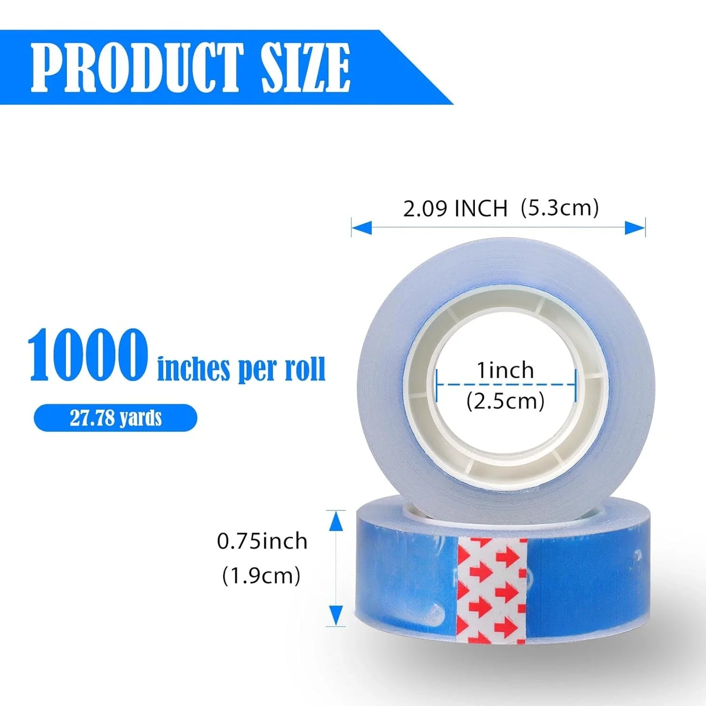 12 rolls of Easy Tear Sellotape Fill Dispenser,