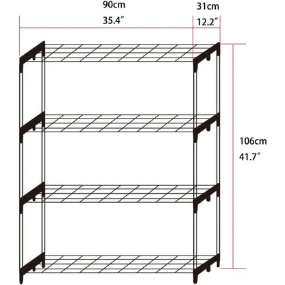 Steel Staging Plant Stand Shelving Unit, 2 Pack