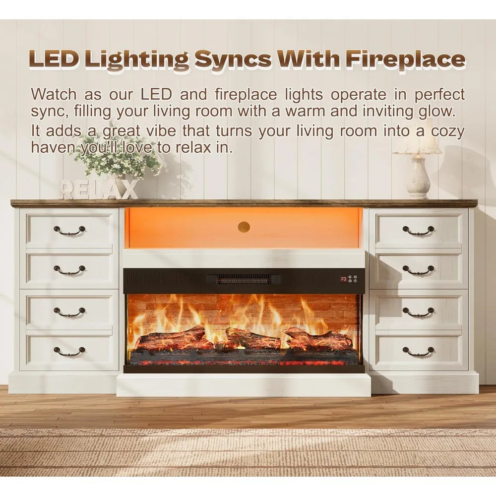 Fireplace TV Stand And Entertainment Center