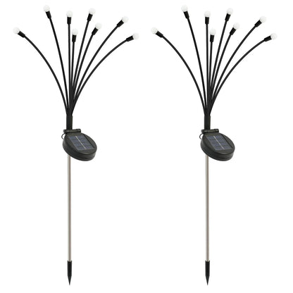 8-Head Solar Firefly Lights LED Solar.  Waterproof