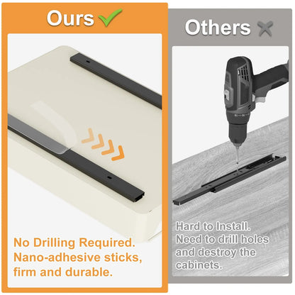 Slide Out Cabinet Organizer And Drying Rack