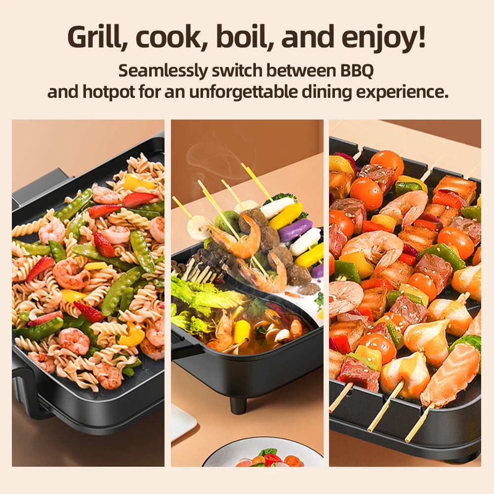 Hot Pot And Grill for Families and Gatherings