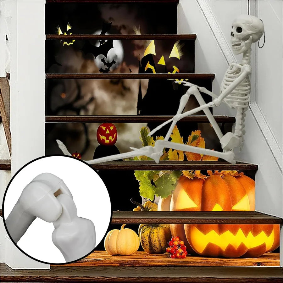 Lighted Human Dog Skeleton 36 Inch Realistic Full Body Posable Skeleton