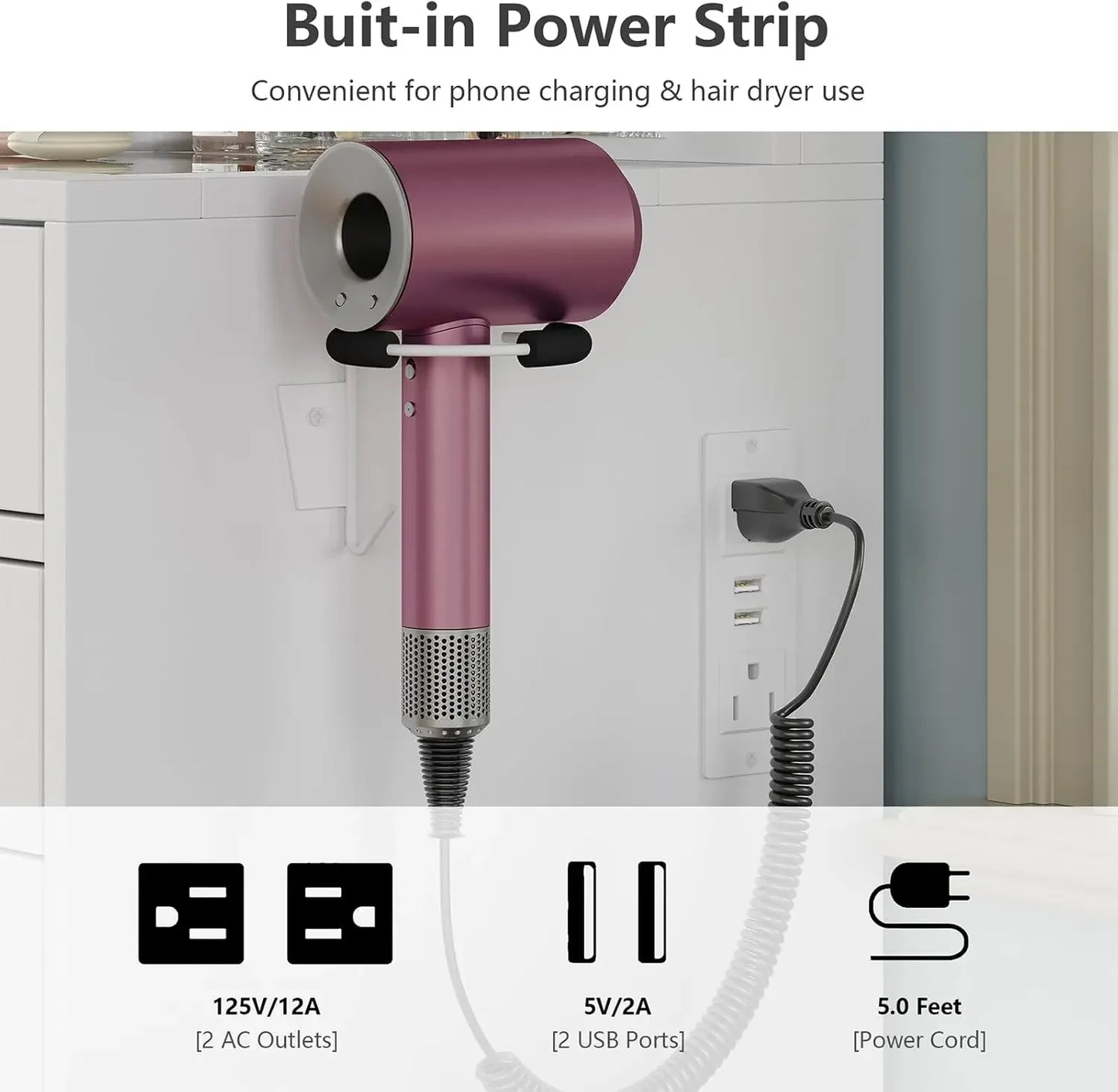 Vanity Desk With Mirror, Lights and Drawers
,