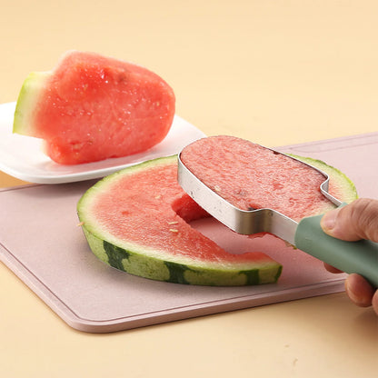 Stainless Steel Watermelon Fork, Slicer And Cutter