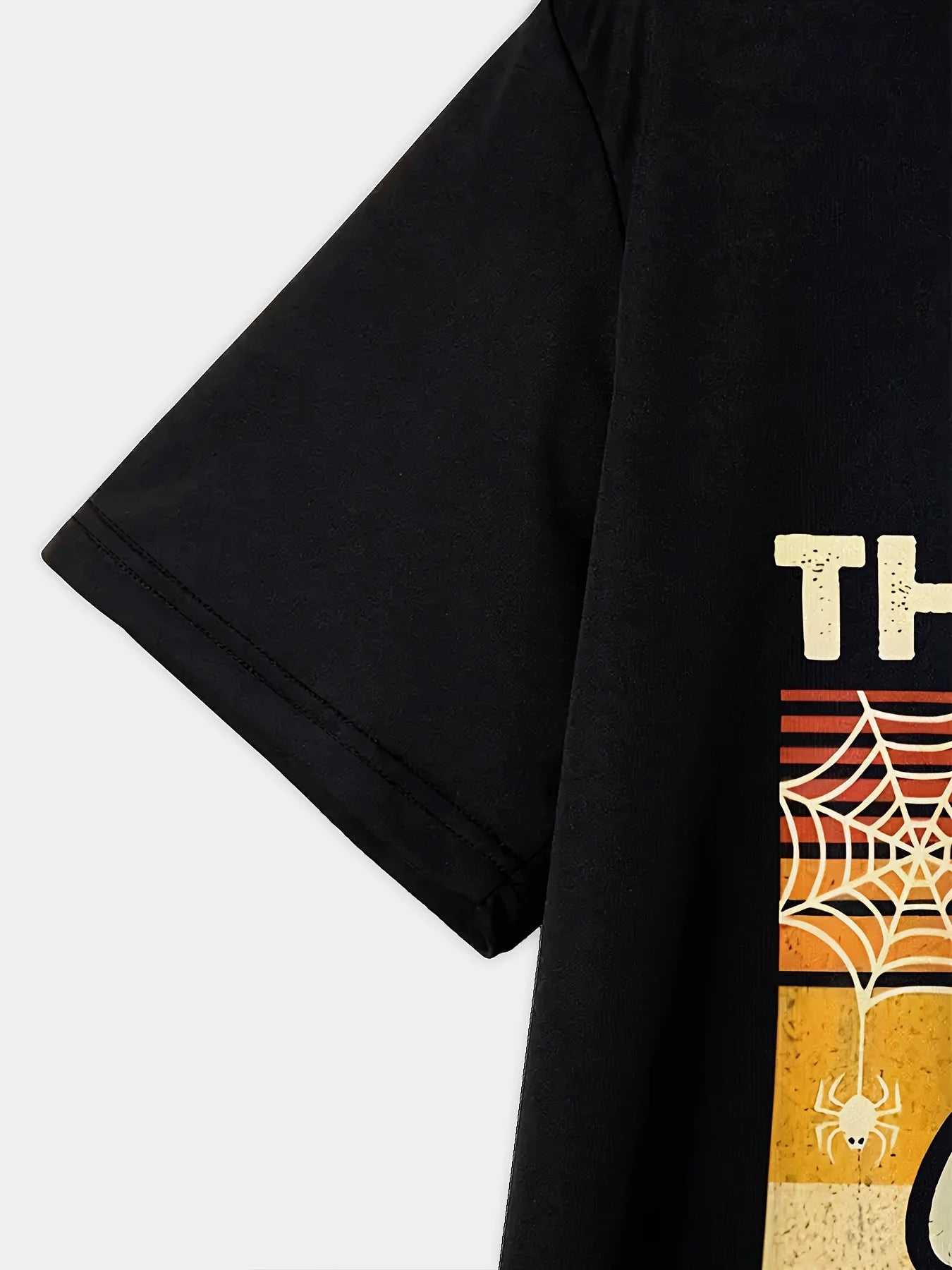 Men's cartoon white little ghost with printed pattern