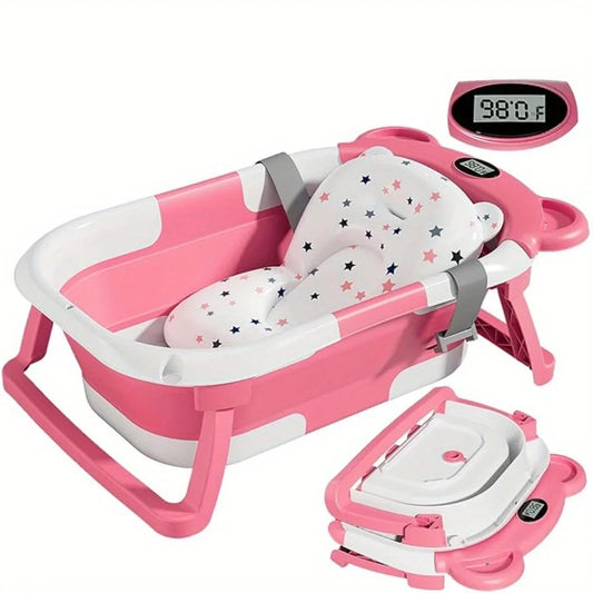 Portable Folding Baby Bath Tub for Outdoor Bathing