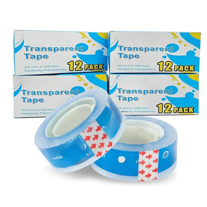 12 rolls of Easy Tear Sellotape Fill Dispenser,