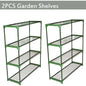 Steel Staging Plant Stand Shelving Unit, 2 Pack