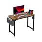 Black or Rust Computer Writing Desk or Gaming Table. Simple Style Headphone Hook Easy Assembly