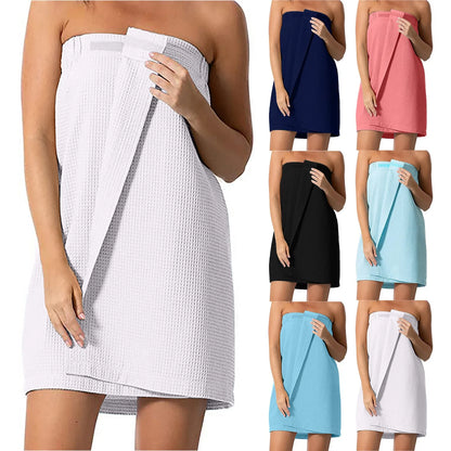 Women;s Bath Towel Body Wrap With Closure
