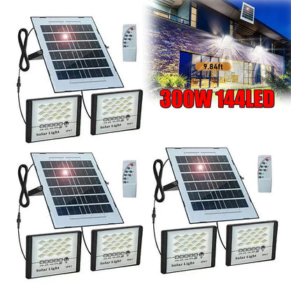 300W LED Waterproof Outdoor Solar Flood Lamps