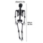 5.4FT Life-Size Light-Up Skeleton Decoration - with Movable Joints and Glowing Eyes