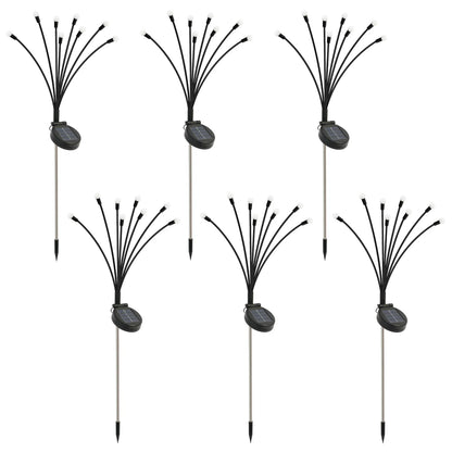 8-Head Solar Firefly Lights LED Solar.  Waterproof