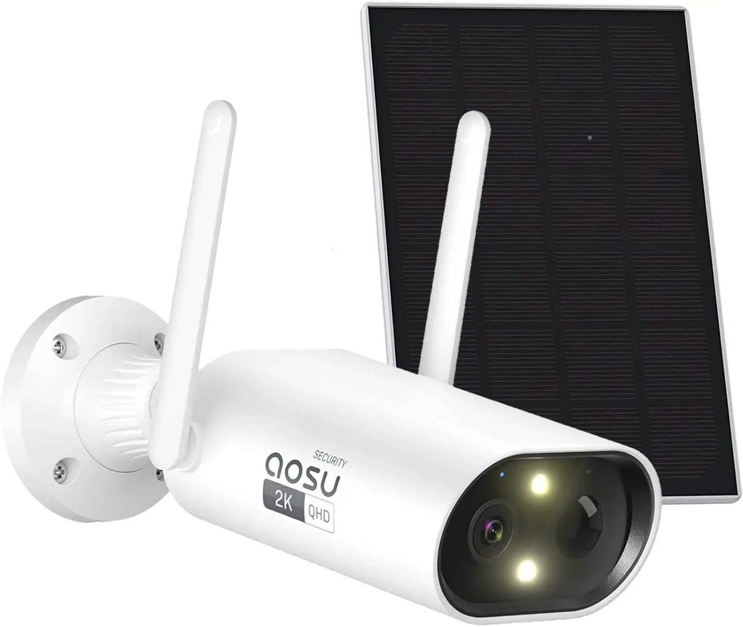 Wifi Solar Camera, Wire-free Outdoor, Battery, Security, Night Vision, 2-Way Audio