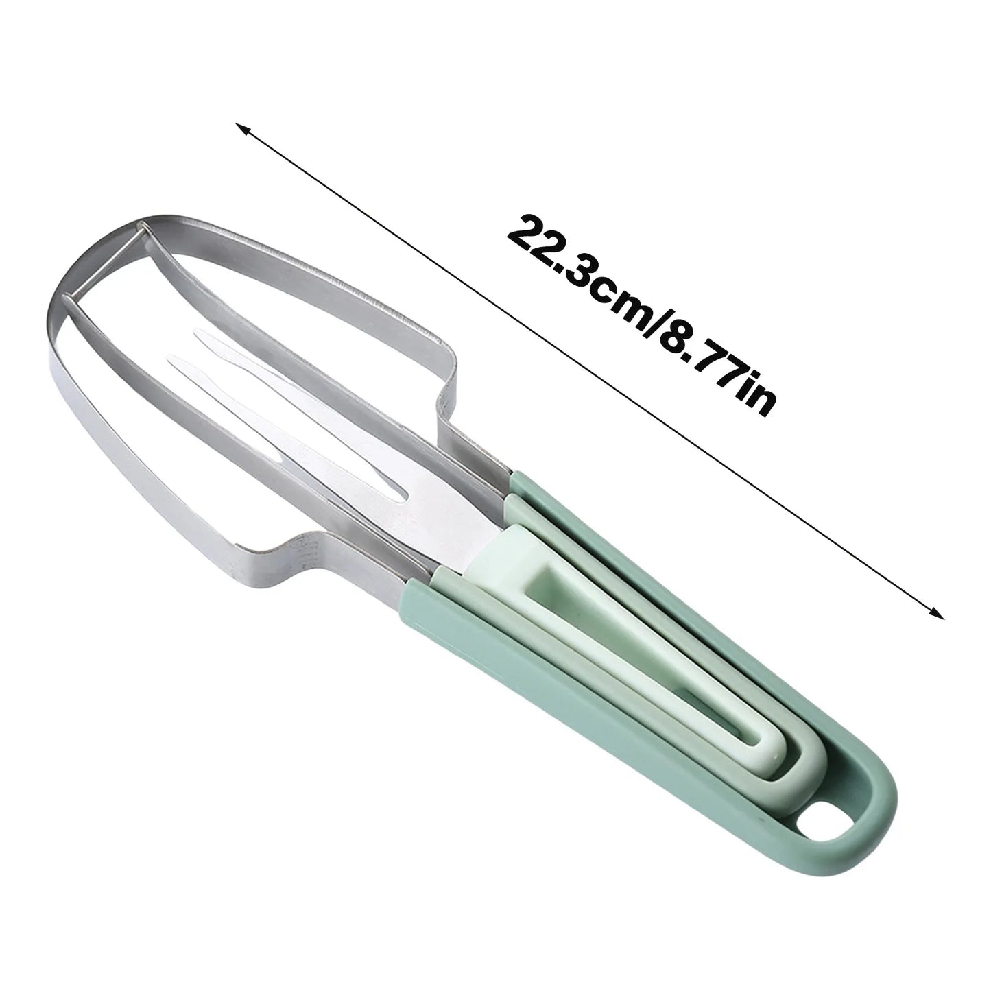 Stainless Steel Watermelon Fork, Slicer And Cutter