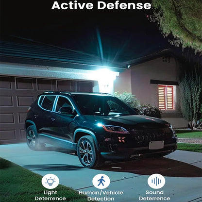 Wifi Solar Camera, Wire-free Outdoor, Battery, Security, Night Vision, 2-Way Audio