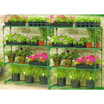 Steel Staging Plant Stand Shelving Unit, 2 Pack