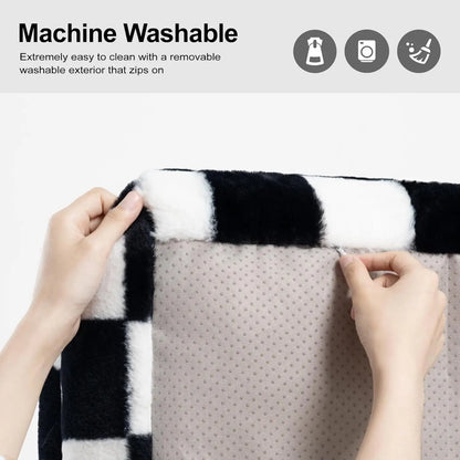 Fluffy Pet Couch Bed 26×19×13 Inch Washable up to 25 lbs